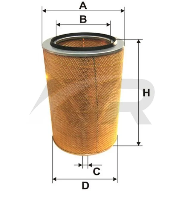 Фільтр повітряний WIX FILTERS 93114E (фото 1)