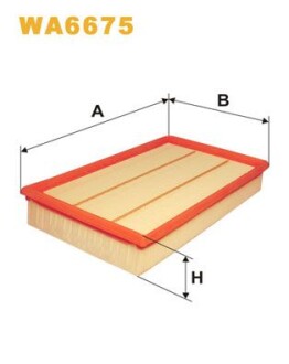 Фильтр воздушный Ford Transit (00), Transit (07)/LDV Limited Convoy 400 (VH C35) WIX WIX FILTERS WA6675