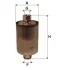 Фильтр топливный 2110-15/2107-09/21213-214 инж (гайка) WIX WIX FILTERS WF8182 (фото 1)