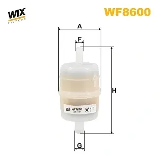 Фільтр палива WIX FILTERS WF8600 (фото 1)