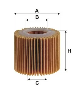 Фильтр масляный Toyota PRIUS (ZVW5_) (15-)  WIX WIX FILTERS WL7472