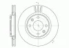 Диск тормозной передний (кратно 2) (пр-во Remsa) PSA Berlingo Partner I / C-Elysee 301 / C4 I C3 / 207 208 307 (D6603.10) WOKING D660310 (фото 1)