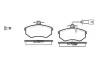 Колодки тормозные диск. перед. (пр-во Remsa) Chery Amulet ii 1.8 10-,Chery Amulet ii 2.0 10- (P0343.02) WOKING P034302 (фото 1)