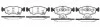 Колодки тормозные диск. перед. (пр-во Remsa) Fiat Panda 12> (P0723.50) WOKING P072350 (фото 1)