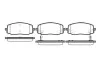 Колодки тормозные диск. перед. (пр-во Remsa) Hyundai i10, Kia Picanto 11> (P10333.02) WOKING P1033302 (фото 1)