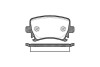 Колодки тормозные диск. задн. (Remsa) Audi A3 1.4 03-12,Audi A3 1.6 03-12,Audi A3 1.6 08-13 (P11313.00) WOKING P1131300 (фото 1)