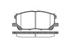 Колодки гальмівний диск. перед. (Remsa) Lexus RX300-330-350 03>08, 08>15 (P11393.00) WOKING P1139300 (фото 1)