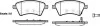 Колодки тормозные диск. перед. (пр-во Remsa) Suzuki SX-4 (06-) / Fiat Sedici (06-) Bosch ver. (P13153.01) WOKING P1315301 (фото 1)