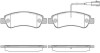 Колодки тормозные диск. задн. (Remsa) Citroen Jumper 2.0 06-,Citroen Jumper 2.2 06- (P13383.02) WOKING P1338302 (фото 1)