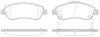Колодки тормозные диск. перед. (пр-во Remsa) Honda Cr-v iii 2.0 06-,Honda Cr-v iii 2.2 06- (P13893.02) WOKING P1389302 (фото 1)