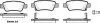 Колодки тормозные диск. задн. (пр-во Remsa) Honda Cr-v iii 2.0 06-,Honda Cr-v iii 2.2 06- (P13903.02) WOKING P1390302 (фото 1)