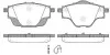 Колодки тормозные диск. задн. (пр-во Remsa) Citroen C4 grand picasso ii 1.6 13-,Citroen C4 grand picasso ii 2.0 13- (P14573.00) WOKING P1457300 (фото 1)