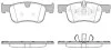 Колодки тормозные диск. перед. (пр-во Remsa) PSA C4 Picasso Grand Picasso 13> (P14803.00) WOKING P1480300 (фото 1)