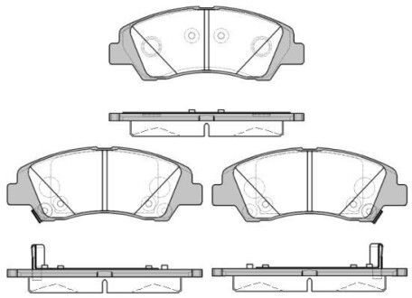 Тормозные колодки пер. Hyundai i10 1.0-1.2 13- WOKING P14833.02