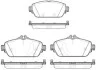 Колодки тормозные диск. перед. (пр-во Remsa) Mercedes-benz C-class (w205) 1.6 13- (P14923.08) WOKING P1492308 (фото 1)