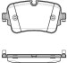 Колодки тормозные диск. задн. (Remsa) Audi Q7 15> (P17683.08) WOKING P1768308 (фото 1)