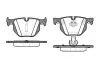 Колодки тормозные диск. задн. (пр-во Remsa) BMW 3e90, 5e60, X1e84, X6e71 (P2813.60) WOKING P281360 (фото 1)