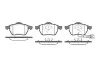 Колодки тормозные диск. перед. (пр-во Remsa) Seat Ibiza iv 1.8 02-09,Seat Ibiza iv 1.9 02-09 (P2903.41) WOKING P290341 (фото 1)