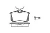 Колодки тормозные диск. задн. (пр-во Remsa) VW GOLF VI (5K1) (08-12)/Audi A1 (15-) (P3633.01) WOKING P363301 (фото 1)