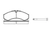 Колодки гальмівний диск. перед. (пр-во Remsa) Iveco Daily II III IV V VI Brembo ver. (P7513.00) WOKING P751300 (фото 1)
