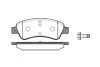 Колодки тормозные диск. перед. (пр-во Remsa) Citroen C2 1.4 03-,Citroen C2 1.6 03-,Citroen C3 i 1.4 02- (P9403.10) WOKING P940310 (фото 1)