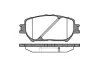 Колодки тормозные диск. перед. (пр-во Remsa) Toyota Camry 2.0 01-06,Toyota Camry 2.4 01-06 (P9843.00) WOKING P984300 (фото 1)