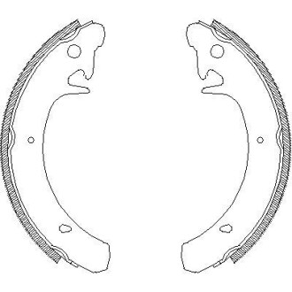 Гальмівні колодки зад. Kalina/Priora/Samara/Slavuta (76-18) WOKING Z4129.00