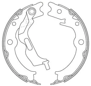 Тормозные колодки зад. EPICA/LACETTI /NUBIRA/LACETTI/FIAT DOBLO/PORSCHE BOXSTER 1.2-3.4 00- WOKING Z4627.00