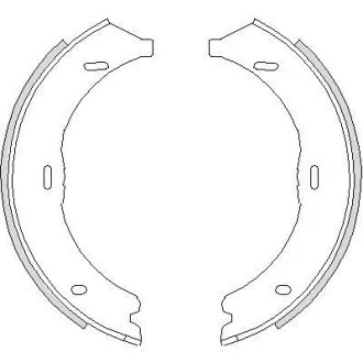 Колодки тормозные бараб. задн. (пр-во Remsa) MB Vito 639 2.2d (03-), Vito 447 2.2d (14-) (Z4745.00) WOKING Z474500