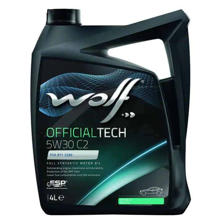 Моторна олива OFFICIALTECH 5W30 C2 4Lx4 Wolf 8309014 (фото 1)