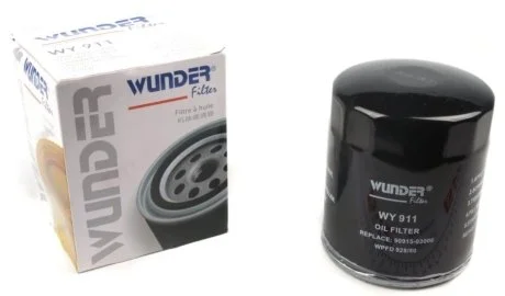 Фільтр масляний WUNDER WUNDER FILTER WY 911