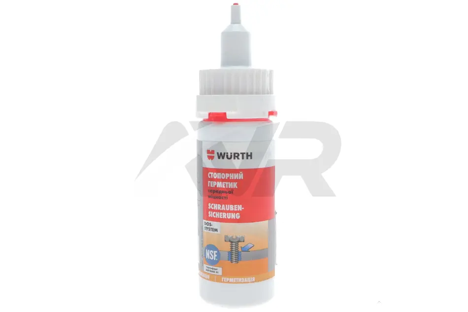 Фіксатор різьбовий, середньої міцності, DOS-Sys., 25 g {арт. } WURTH 0893243025 (фото 1)