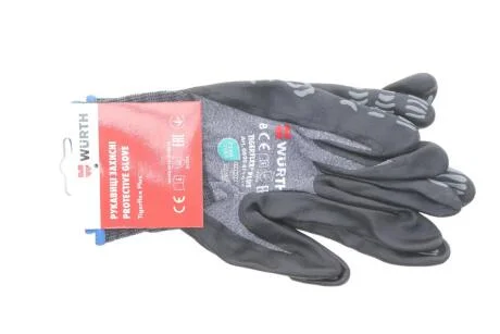 Перчатки защитные TIGERFLEX PLUS, нейлон, покрытие нитрил, пара, р.8 WURTH 0899411018