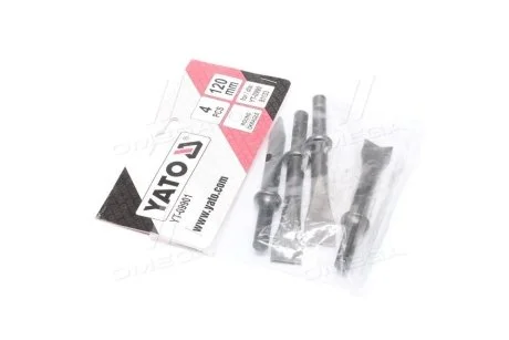 Набір зубил для пневматичного молотка Yato 4шт. YATO YT09901