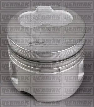 Поршень с кольцами і пальцем (размер отв. 80.01 / +0.5) VW CADDY II 1.9D 95- T4 2.4D (4/5цл YENMAK 3103309050 (фото 1)
