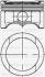 Поршень с кольцами і пальцем (размер отв. 81.01/STD) Caddy 1.6 Golf V/VI 1.6 (4ц.) (BFQ) бензин YENMAK 3104316000 (фото 1)