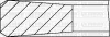 Комплект поршневих кілець (на 1 поршень) (84,00/STD) (3,0/2,0/3,0) E38/E39/E46/E53 2.0-3.0d YENMAK 9109606000 (фото 1)