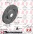 Диск гальмівний BLACK Z лівий ZIMMERMANN 100335654 (фото 1)