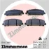 Колодки тормозные дисковые, к-кт ZIMMERMANN 220421801 (фото 1)