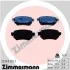 Комплект тормозных колодок ZIMMERMANN 22349.155.1 (фото 1)