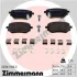 Колодки тормозные дисковые (комплект 4 шт.) ZIMMERMANN 22861.180.2 (фото 1)