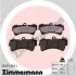 Колодки тормозные дисковые ZIMMERMANN 23693.965.1 (фото 1)