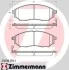 Колодки тормозные дисковые ZIMMERMANN 23698.170.1 (фото 1)