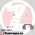 Колодки тормозные дисковые ZIMMERMANN 24391.160.2 (фото 1)