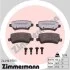 Колодки тормозные дисковые ZIMMERMANN 24496.970.1 (фото 1)