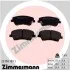 Колодки тормозные дисковые (комплект 4 шт.) ZIMMERMANN 25708.180.1 (фото 1)