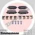 Колодки тормозные дисковые, к-кт ZIMMERMANN 257331702 (фото 1)