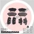 Комплект тормозных колодок ZIMMERMANN 25965.155.1 (фото 4)