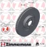 Диск тормозной Coat Z ZIMMERMANN 400555720 (фото 1)